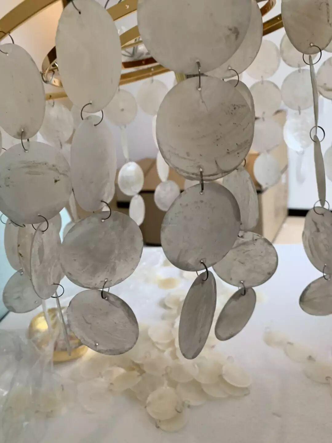 Shell Wind Chime Chandelier ∅ 19.7″ - Luxehomezone