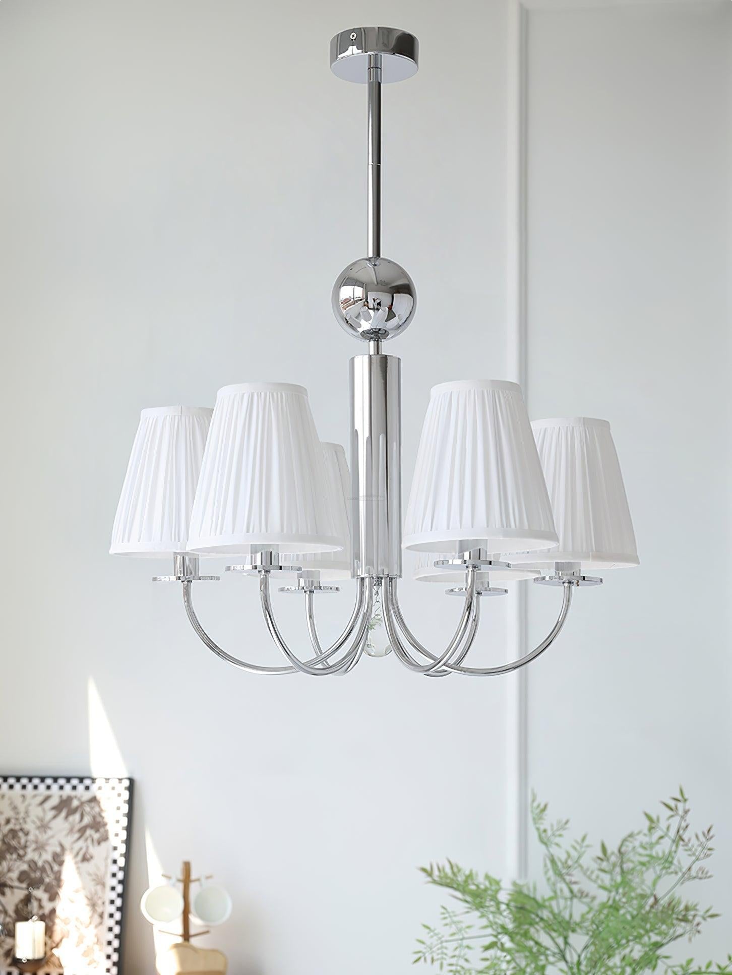 Simplicity Chrome Chandelier Φ 19.7″ - Variety-1-Luxehomezone