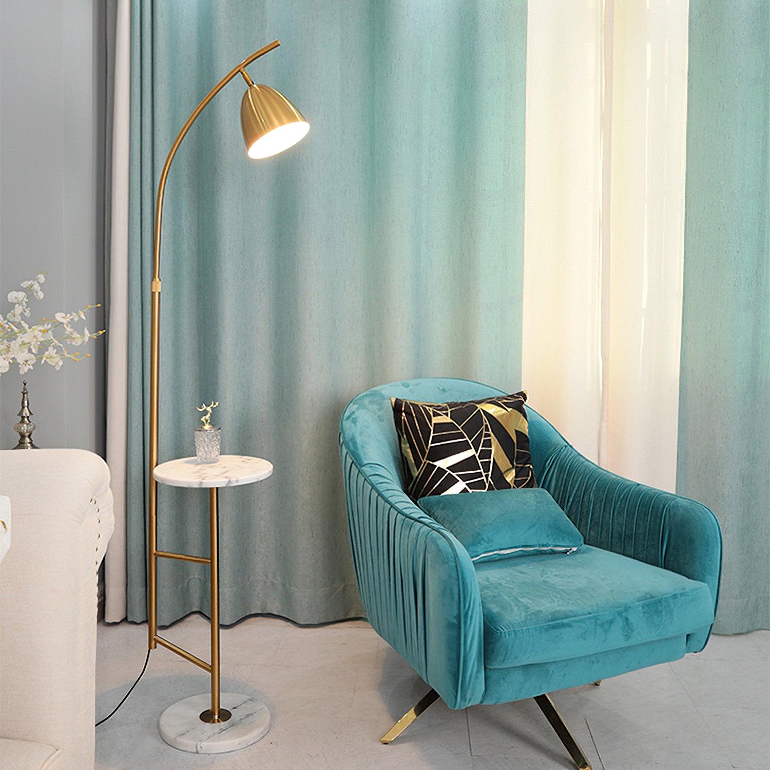 Rani Floor Lamp W 13.8″ - Bent-1-Luxehomezone