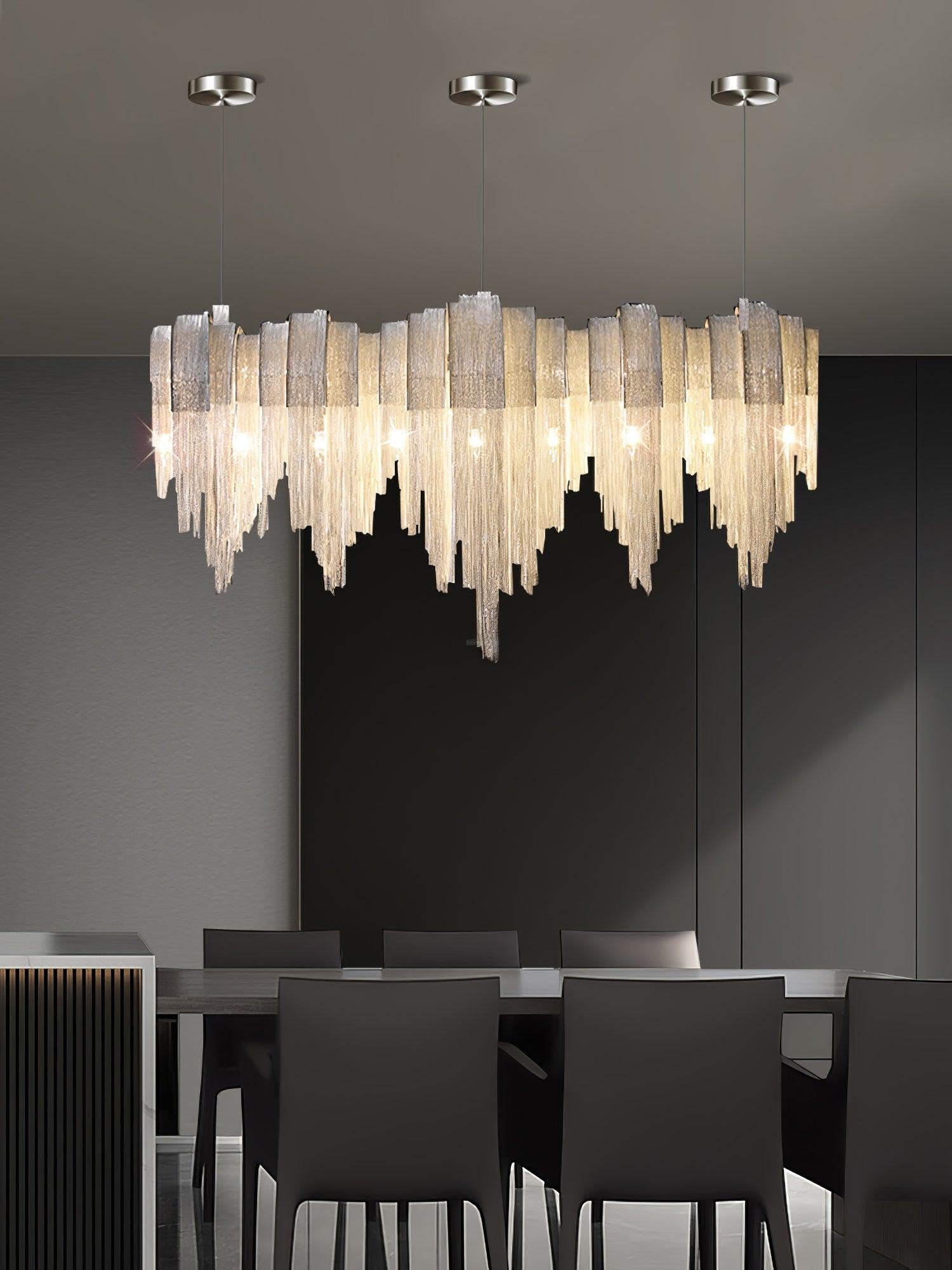 Length Chains Chandelier ∅ 23.6″ - Tassel-1-Luxehomezone