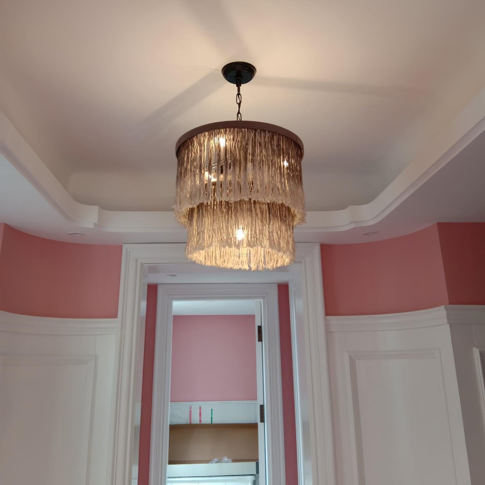 Tassel Chandelier ∅ 17.7″ - Tassel-1-Luxehomezone