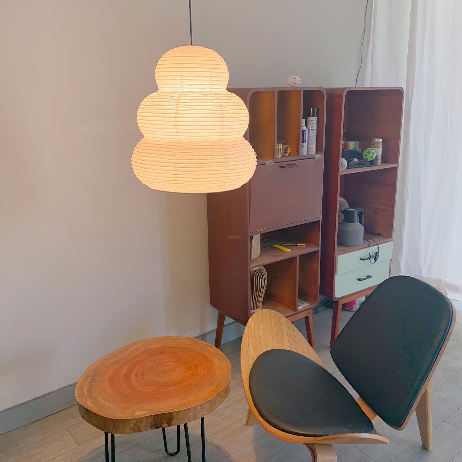 Akari Paper Pendant - Akari, Modern pendant light, Paper-1-Luxehomezone