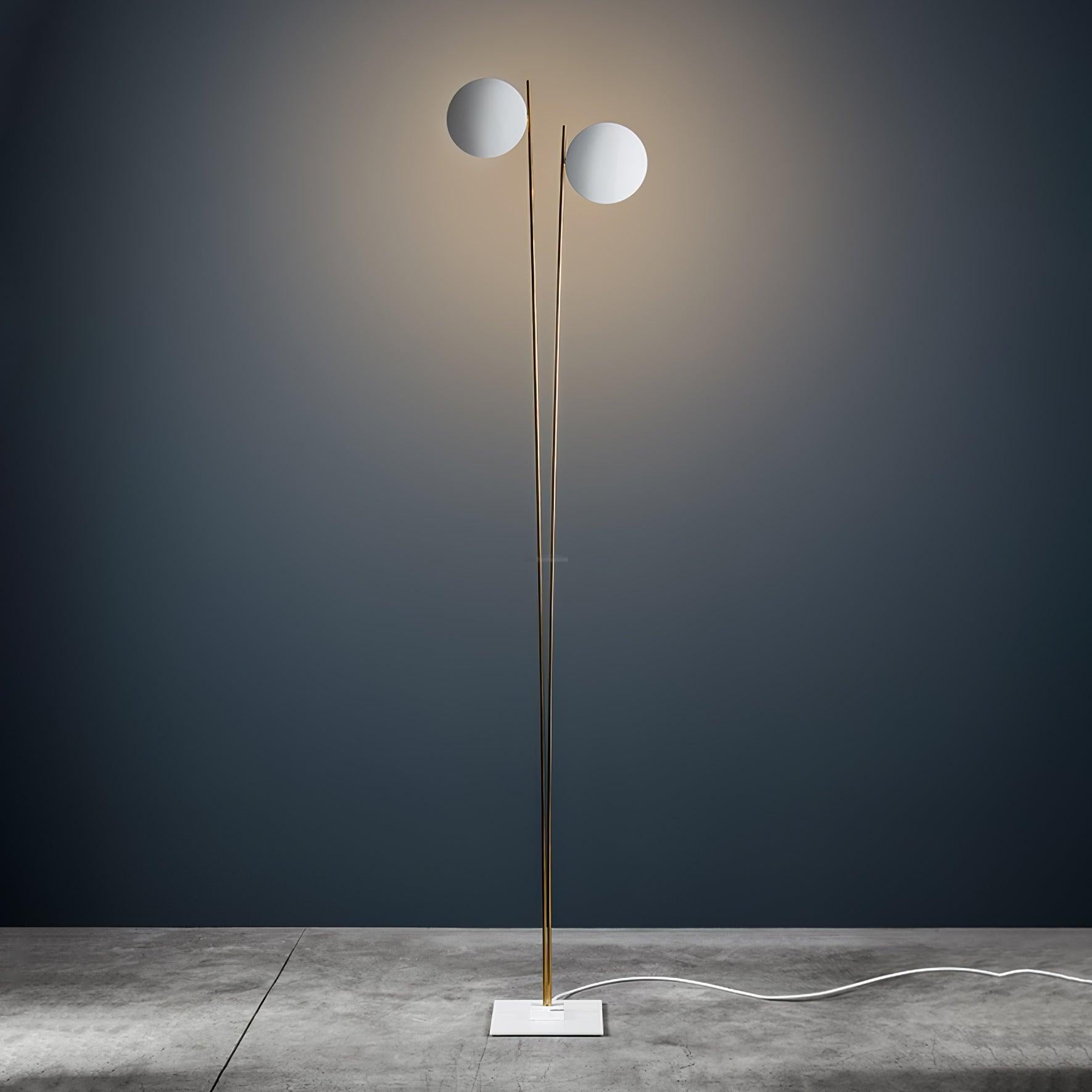 Lederam Floor Lamp with 1/2/3 heads - Mini-1-Luxehomezone