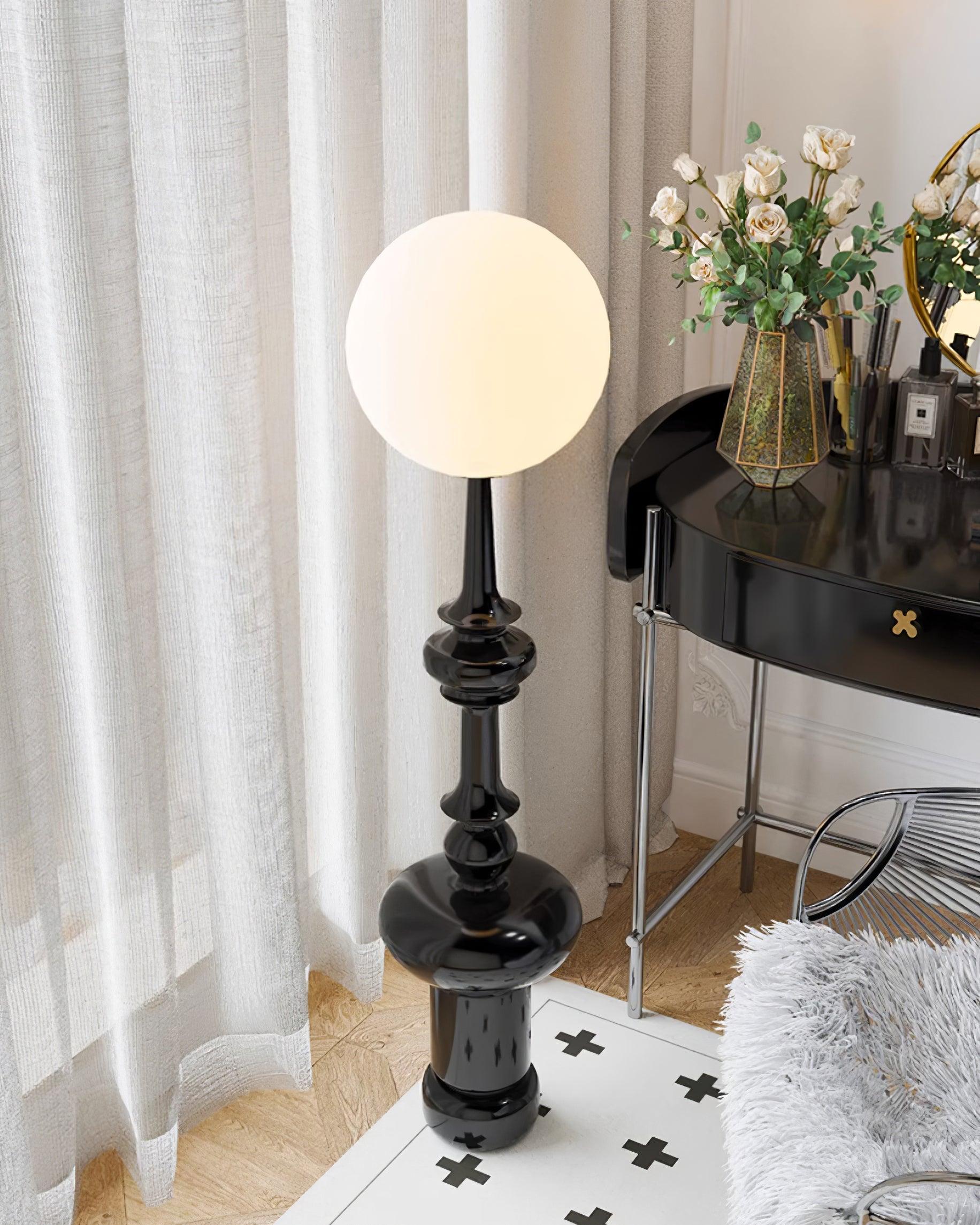 Constance Floor Lamp  ∅ 11.8″ - Lava-1-Luxehomezone