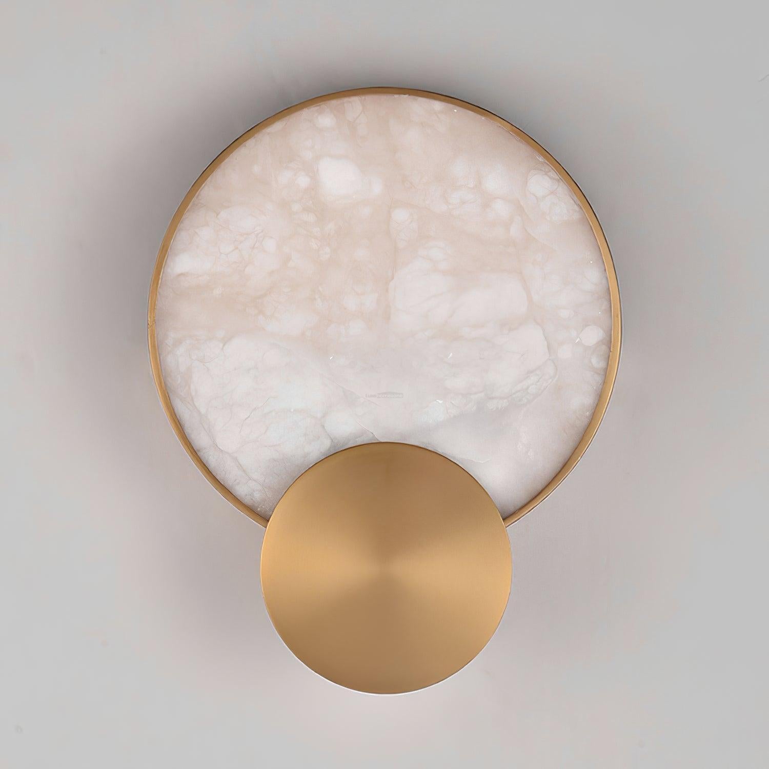 Terra Svet Alabaster Wall Sconce - Luxehomezone