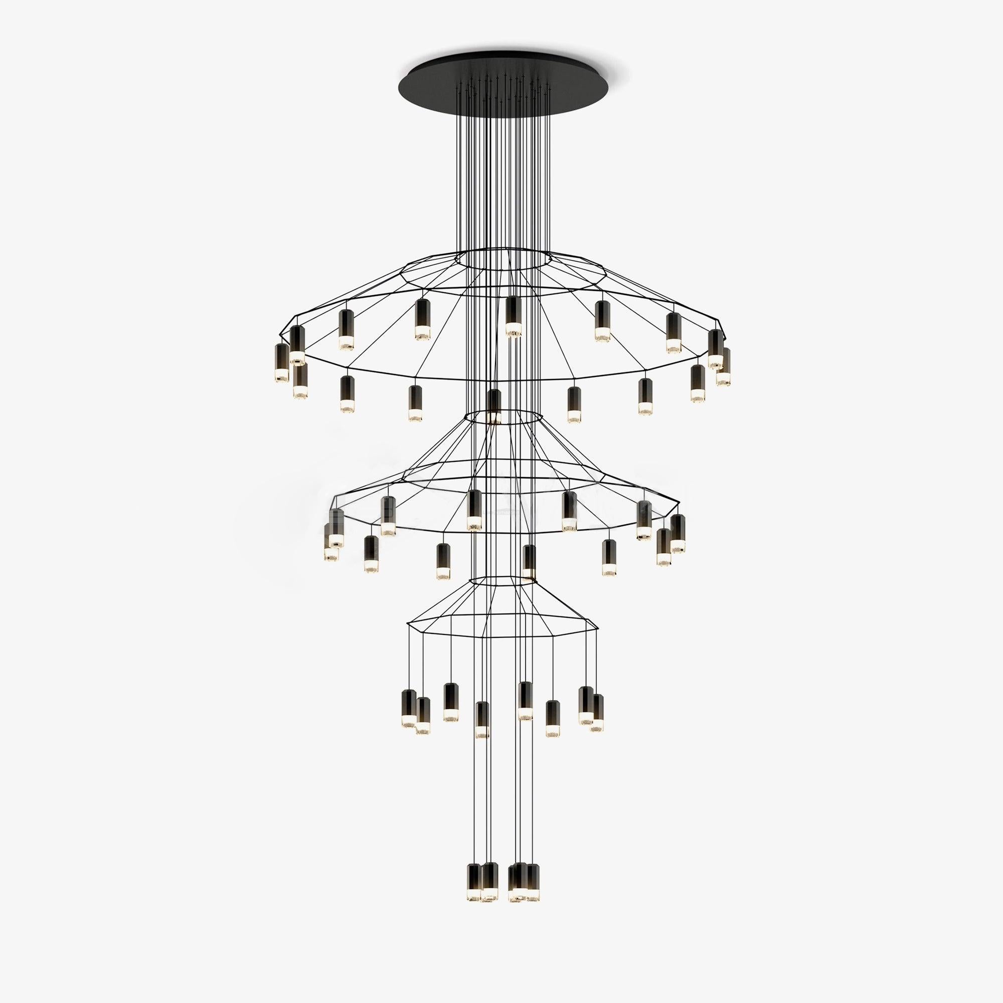 Lines Chandelier with 43/46 heads - Luxehomezone