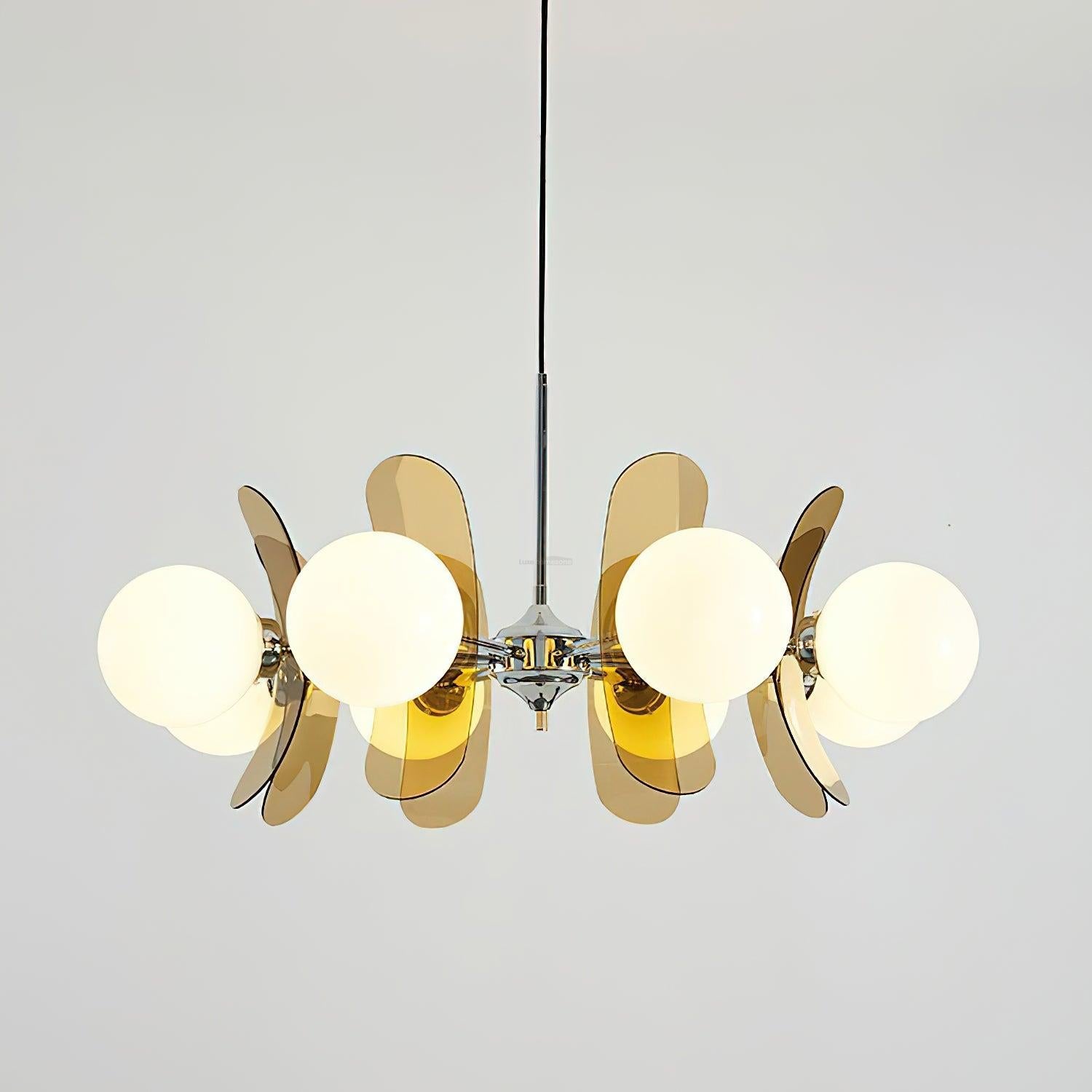 Phosphorescent Chandelier with3/5/6/8 heads - Frown, Optimized-1-Luxehomezone