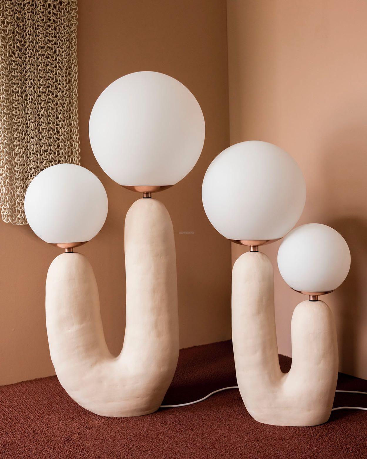 Oo Ceramics Table Lamp ∅ 22.4″ - Candy-1-Luxehomezone