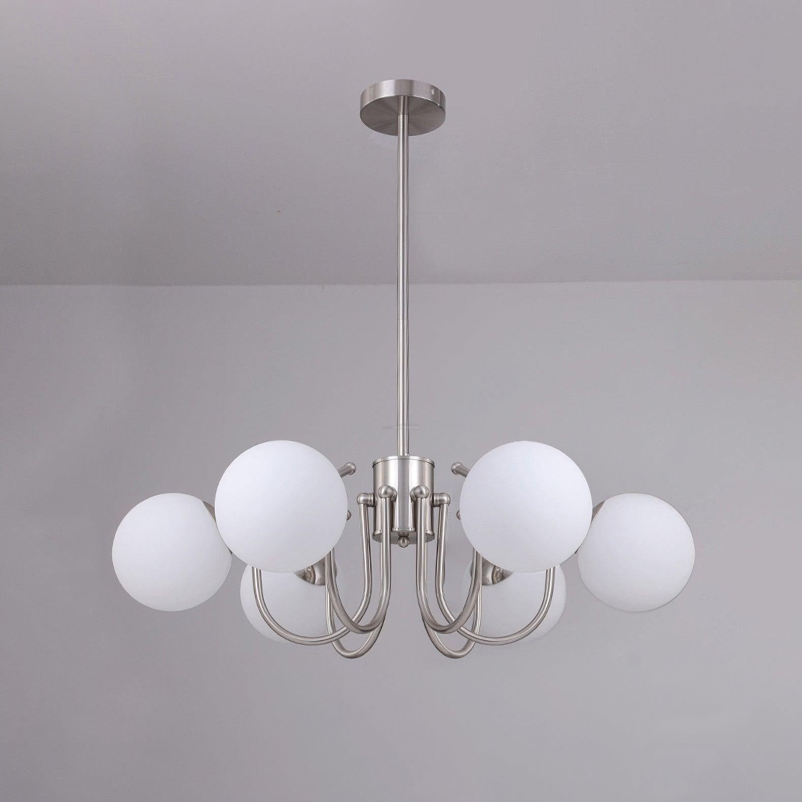 Angle Glass andelier with 3/5/6 heads - Bend-1-Luxehomezone