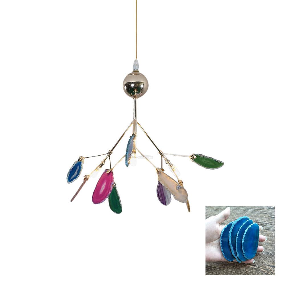 Agate Flake Chandelier with 4/12/16/20 heads - Branch-1-Luxehomezone