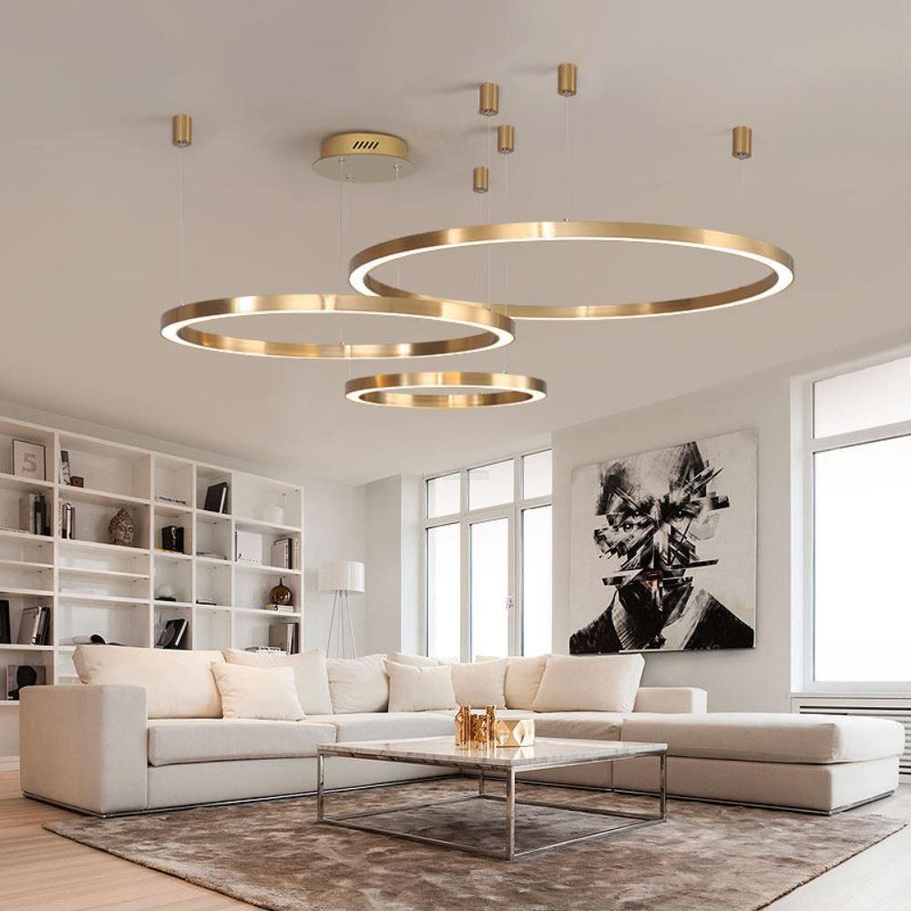 Ring LED Pendant - Straps-1-Luxehomezone