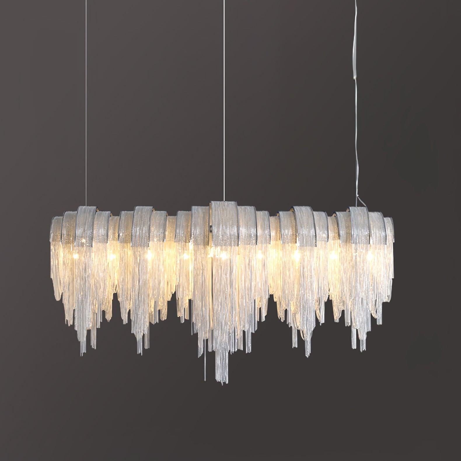 Length Chains Chandelier ∅ 23.6″ - Tassel-1-Luxehomezone
