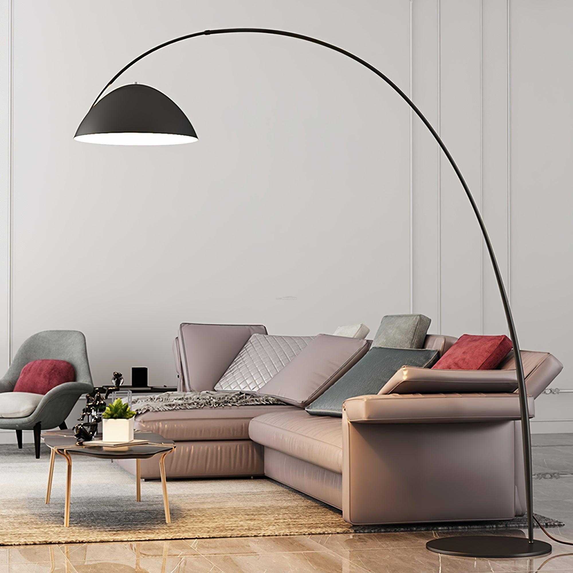 Pluma Floor Lamp ∅ 57.5″ - Bent-1-Luxehomezone