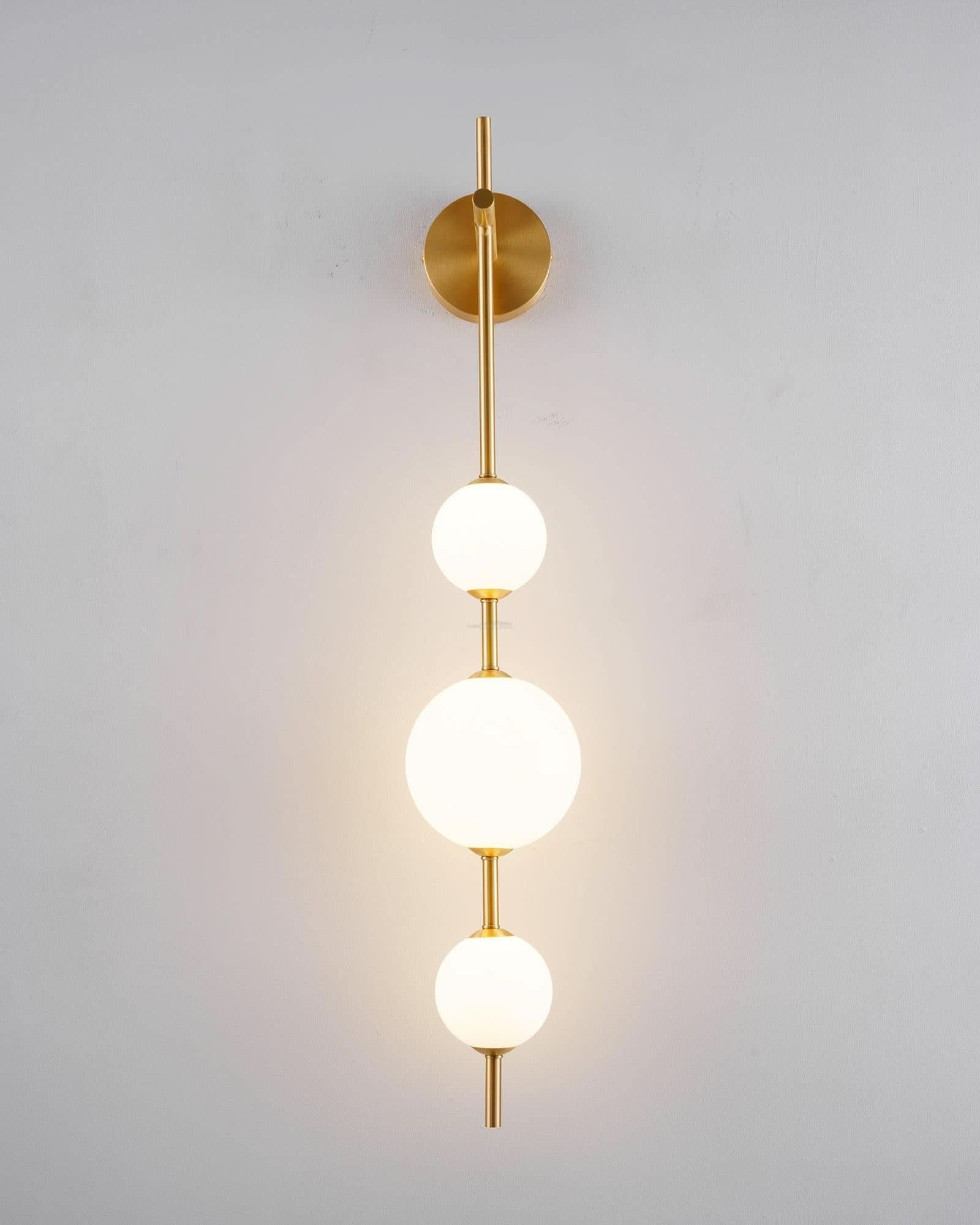 Vertical Globe Wall Sconce - Luxehomezone