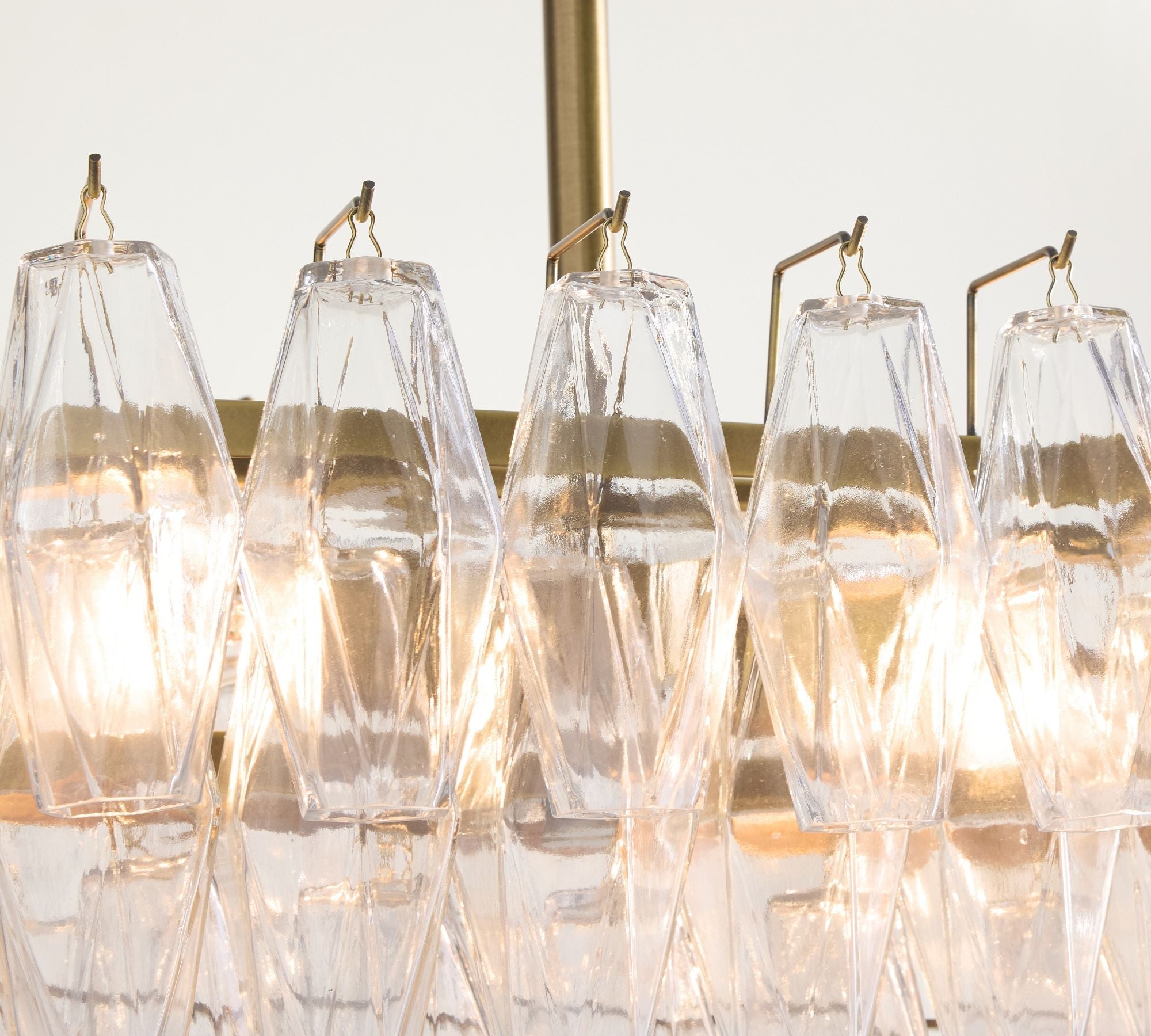 Florence Crystal Linear Chandelier 50"
