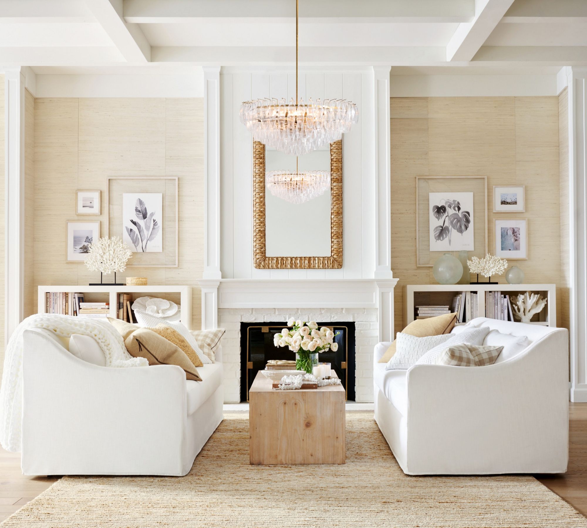 Florence Crystal Round Chandelier 29" 38"