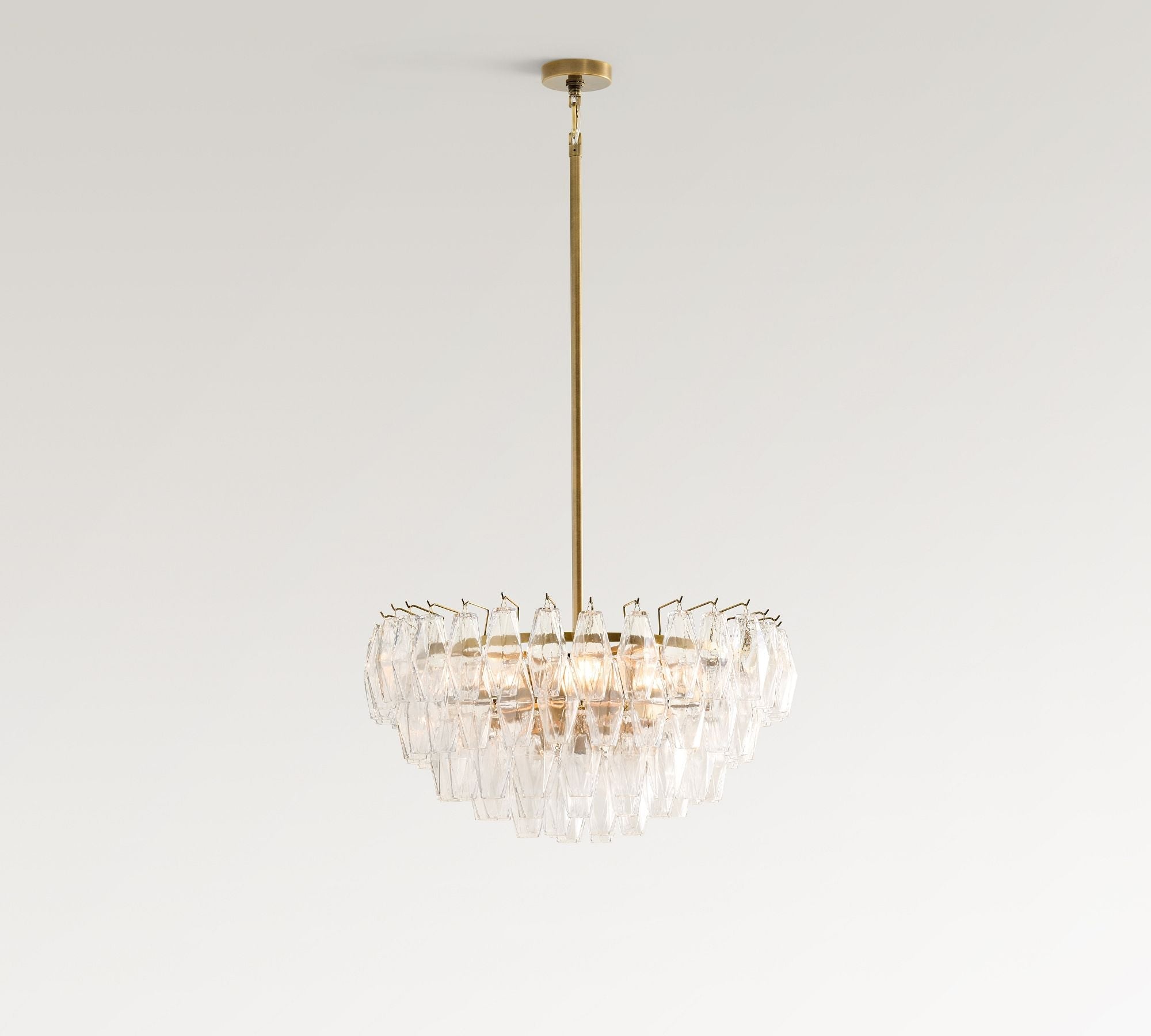 Florence Crystal Round Chandelier 29" 38"