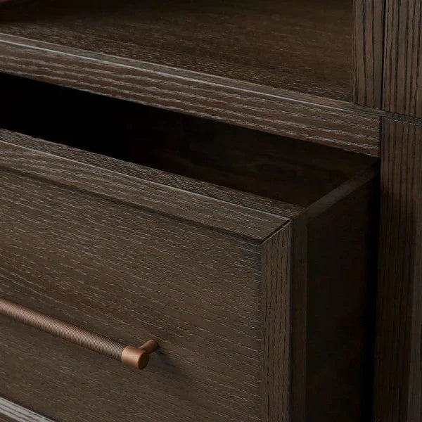 Hattie Single Entryway Cabinet in Oak 25"W