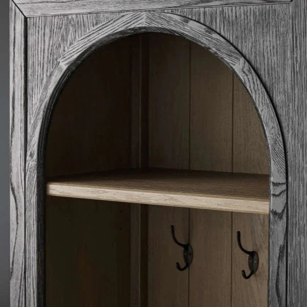 Hattie Single Entryway Cabinet in Oak 25"W