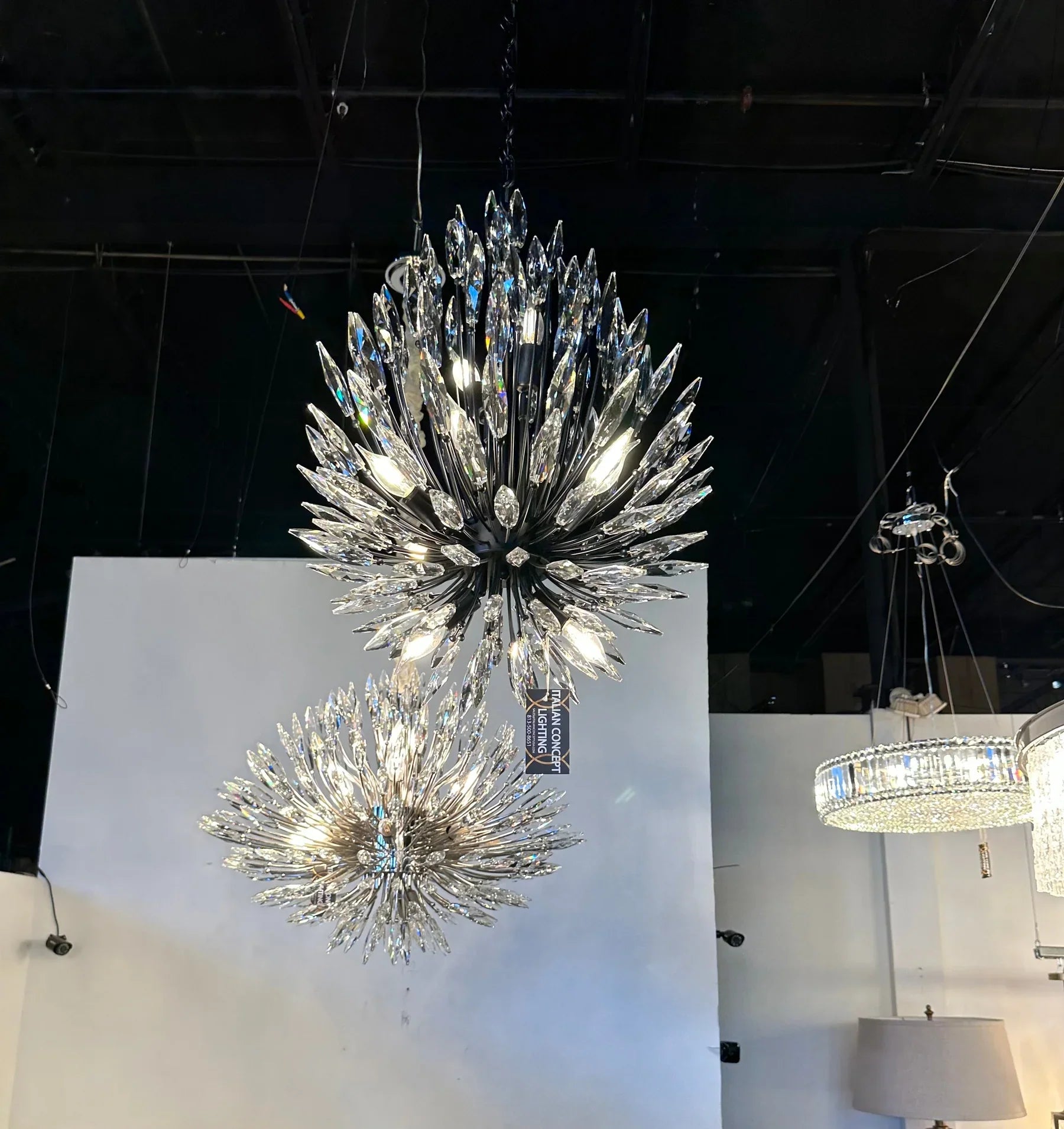 Arly Starburst Crystal Sputnik Chandelier