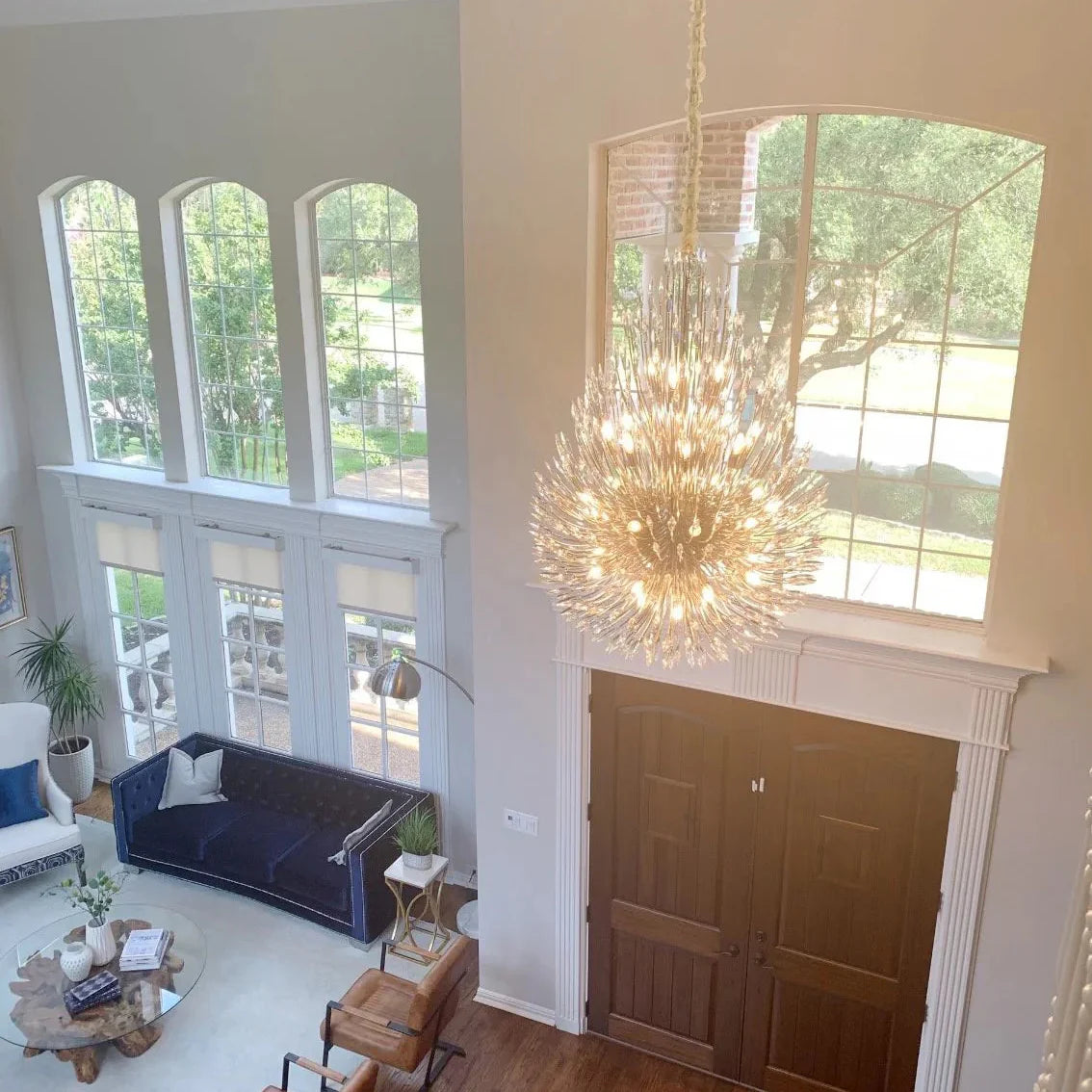Arly Starburst Crystal Sputnik Chandelier