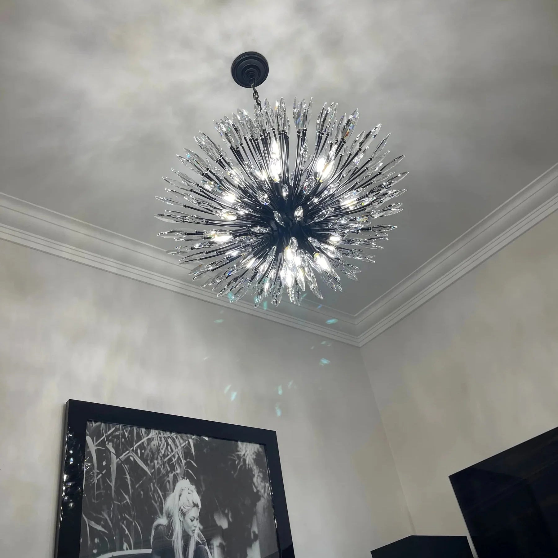 Arly Starburst Crystal Sputnik Chandelier
