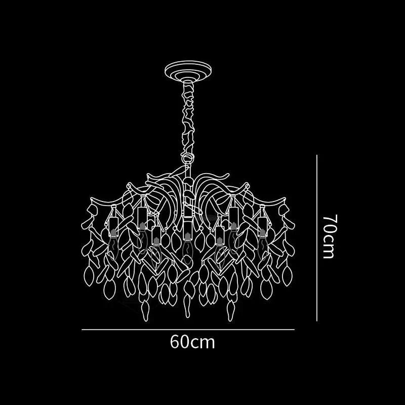 Dorale Chandelier with 7/9/11 heads