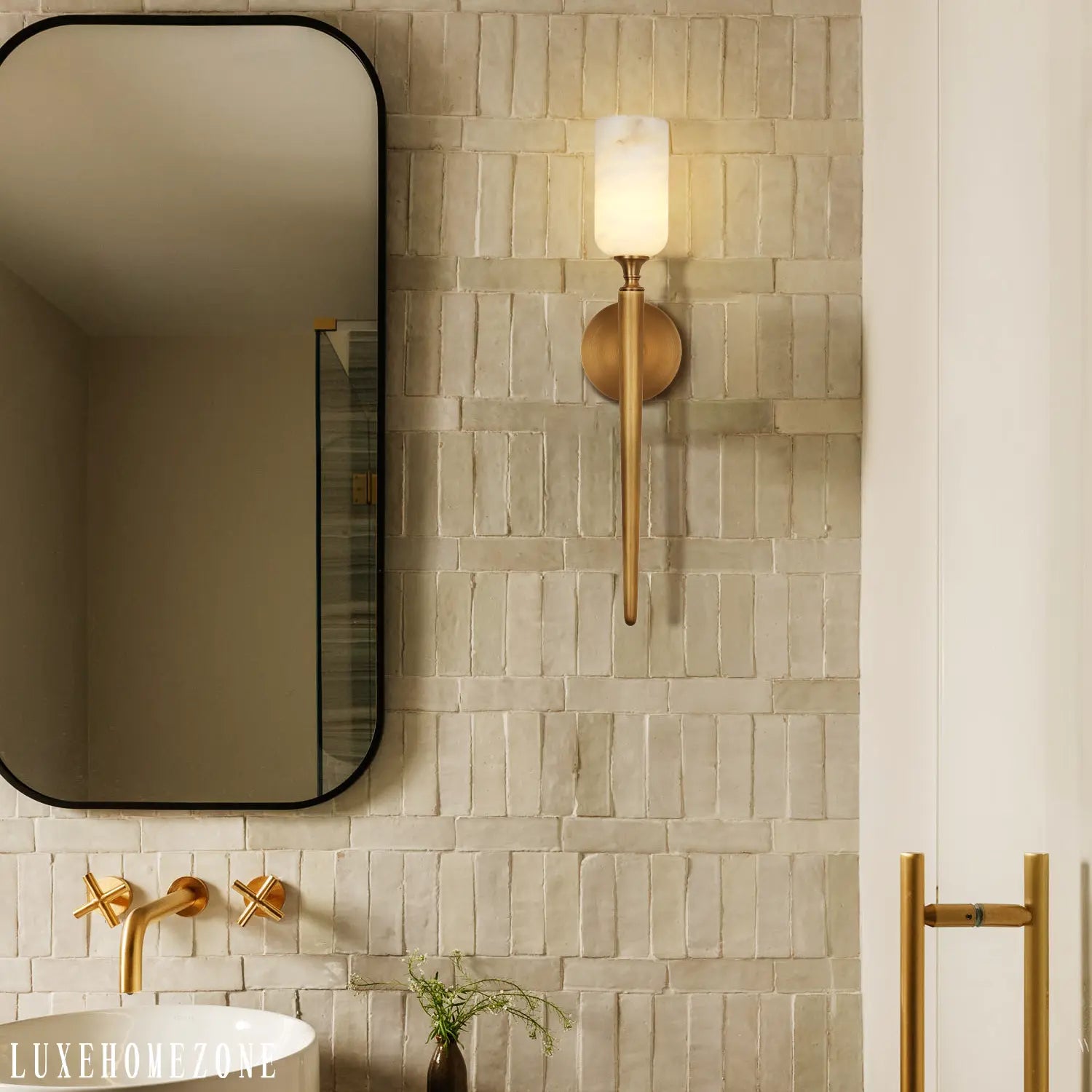 Monty Alabaster Wall Sconces