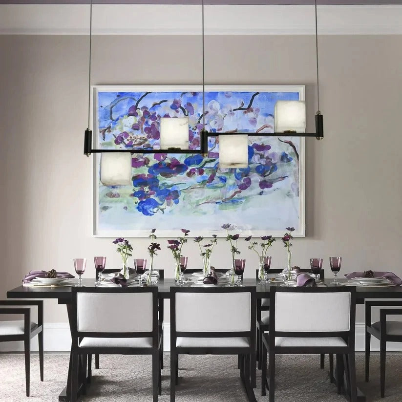 Modern Alabaster Cubic Island Chandelier Kitchen Pendant Lamp - AAAA, Alabaster, Alabaster Chandelier, Alabaster Chandeliers, Alabaster lightings, Alabaster pendant, Alabaster Series, All products, Chandelier, Chandeliers, Dining&Kitchen, Island, Island Chandelier, Living Room, Modern, Pendant, Pendant Light, topalabaster1-1-Luxehomezone