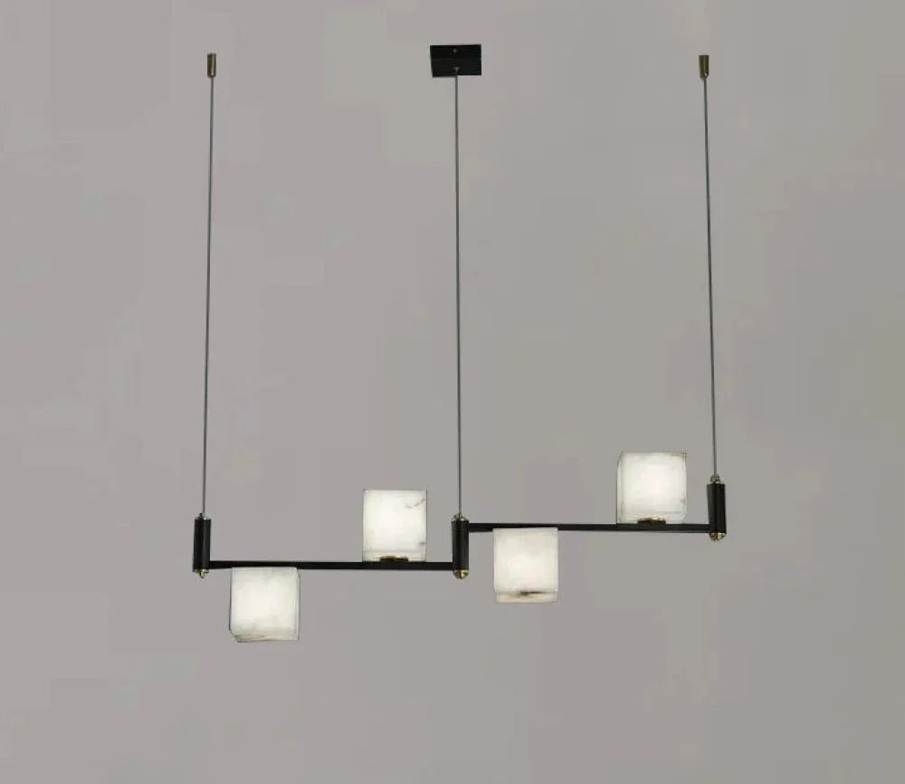 Modern Alabaster Cubic Island Chandelier Kitchen Pendant Lamp - AAAA, Alabaster, Alabaster Chandelier, Alabaster Chandeliers, Alabaster lightings, Alabaster pendant, Alabaster Series, All products, Chandelier, Chandeliers, Dining&Kitchen, Island, Island Chandelier, Living Room, Modern, Pendant, Pendant Light, topalabaster1-1-Luxehomezone