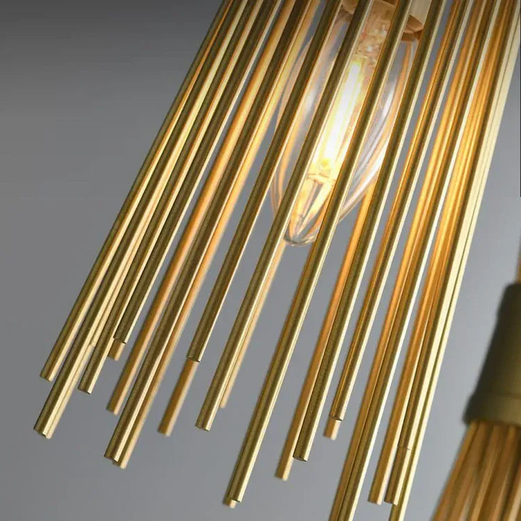 Vanguard Aged Brass Contemporary Chandelier