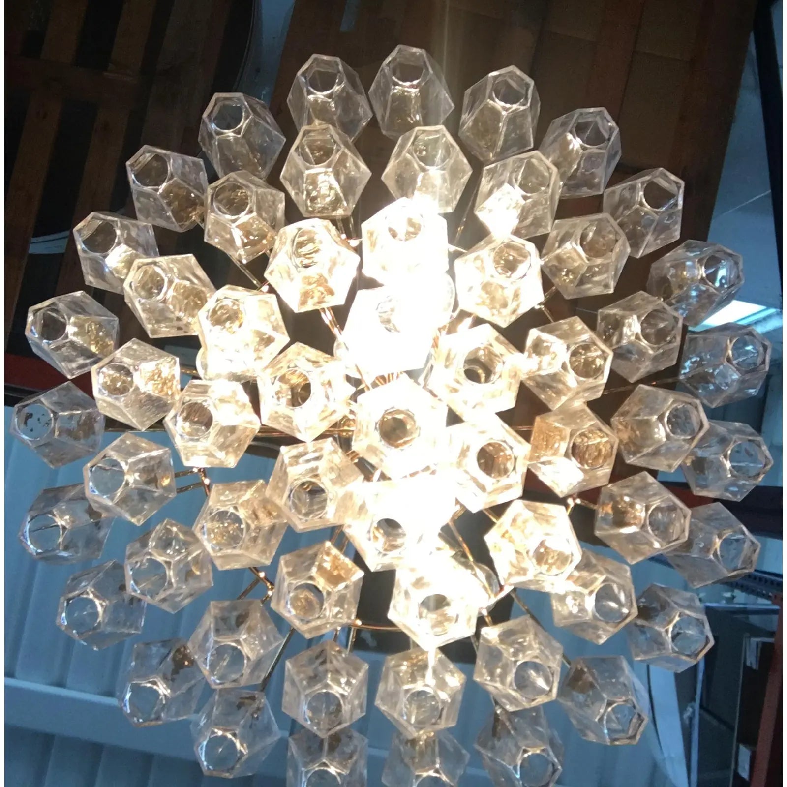 Florence Murano Glass Sputnik Chandelier