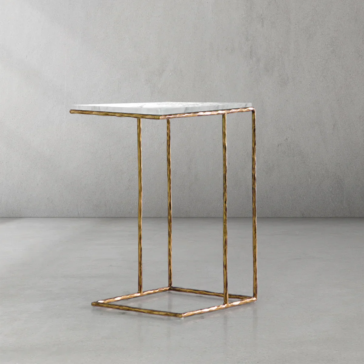 Thaddeus Mable C-Shaped Side Table