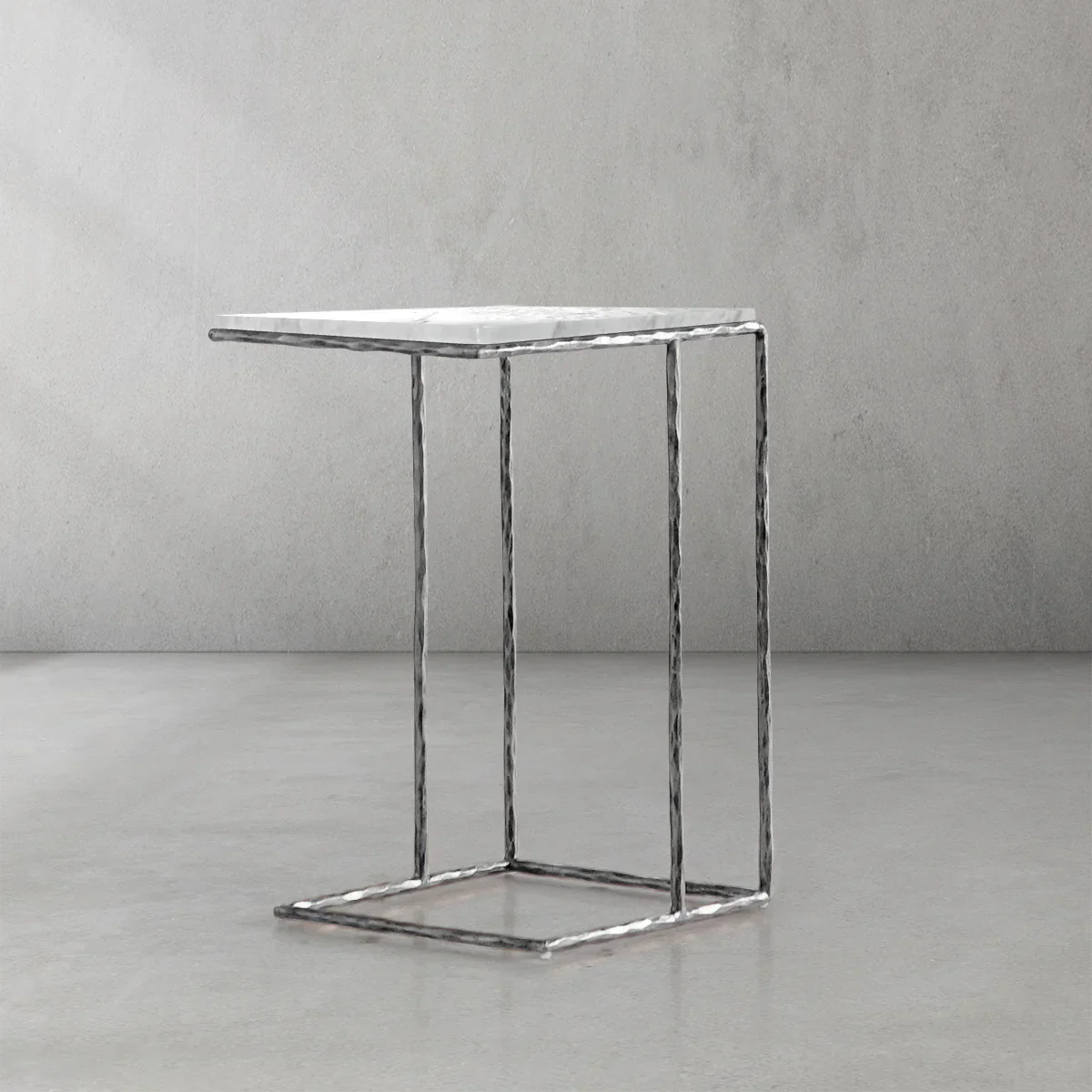 Thaddeus Mable C-Shaped Side Table