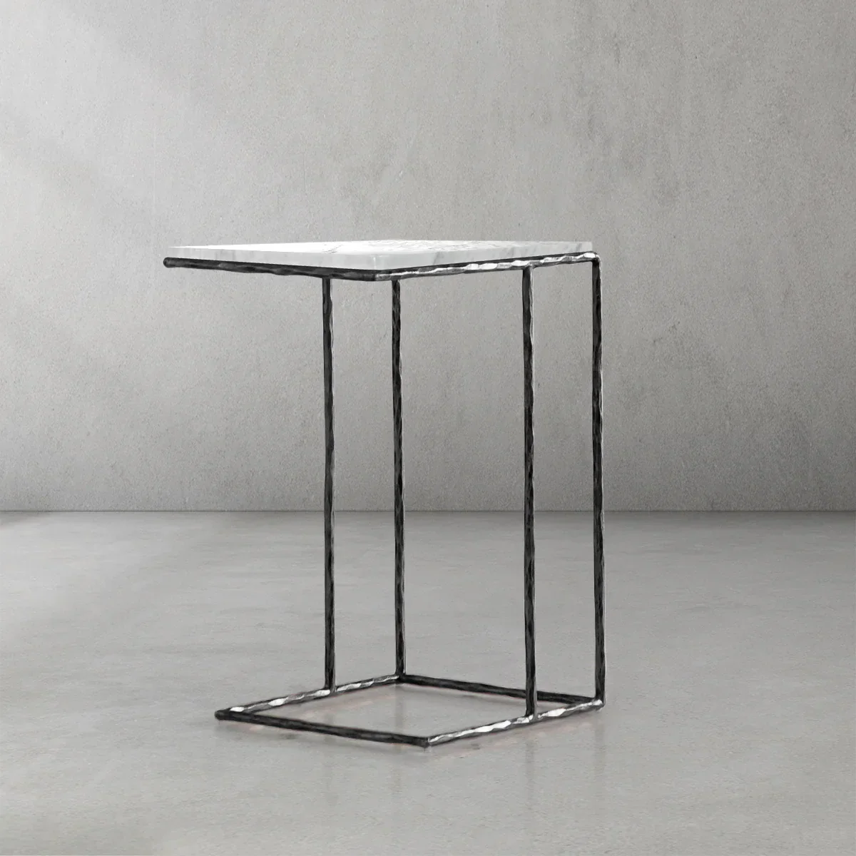 Thaddeus Mable C-Shaped Side Table