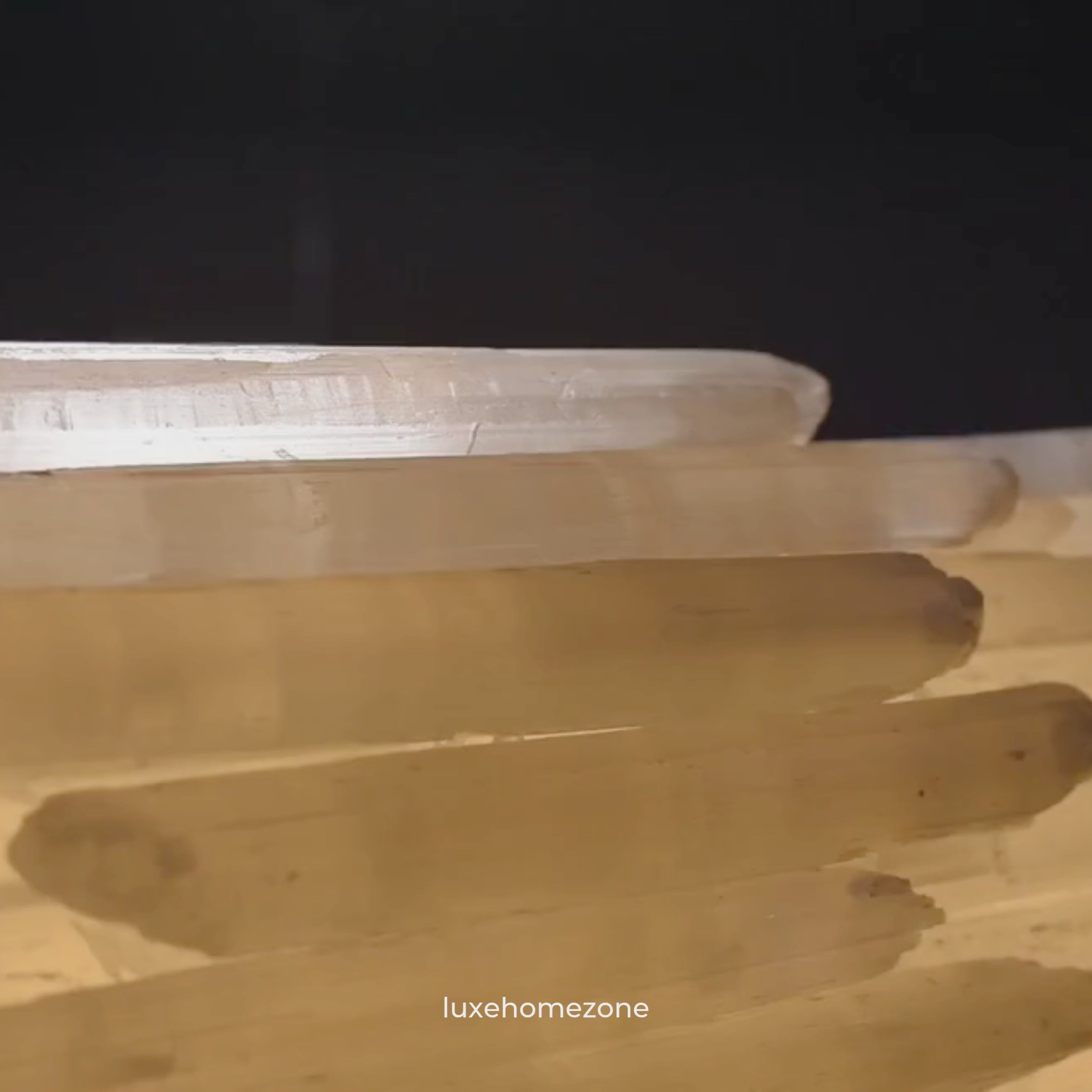 Selenite Small Chandelier 47"W