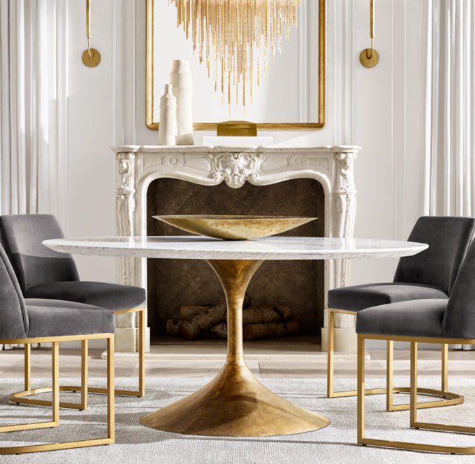 Aero Stone Round Dining Table
