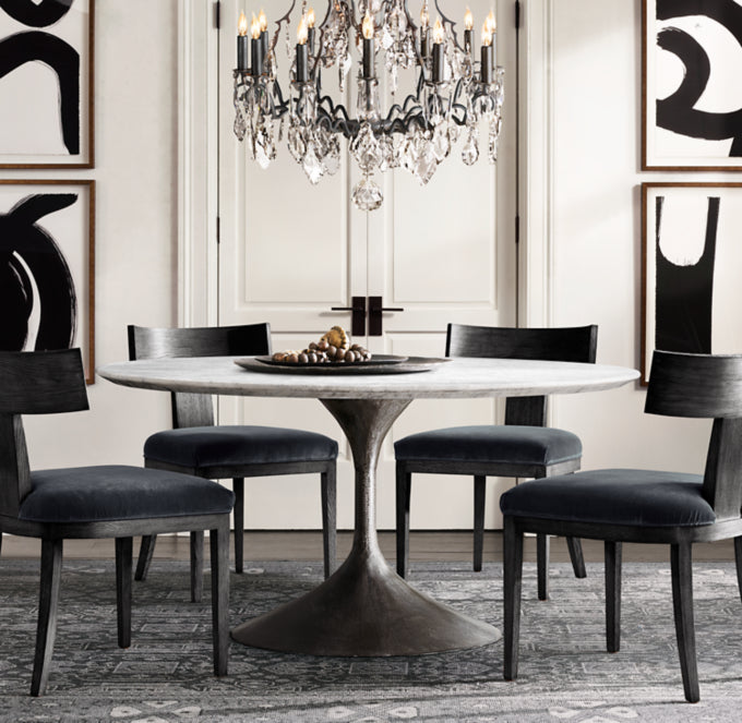 Aero Stone Round Dining Table