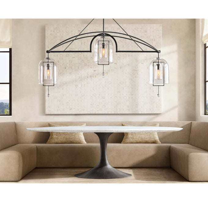 Aero Stone Oval Dining Table