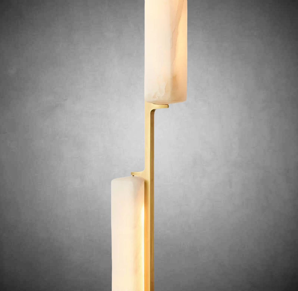 Auduben Alabaster Linear Chandelier 54"