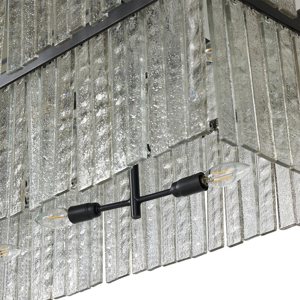 Fiora Industrial Loft Linear Chandelier
