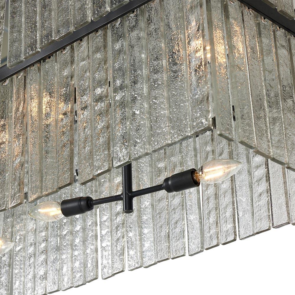 Fiora Industrial Loft Linear Chandelier