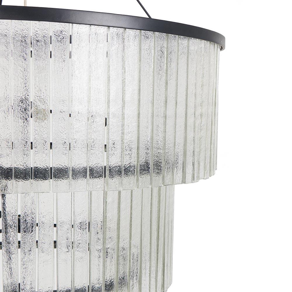 Fiora Industrial Cascading Round Chandelier