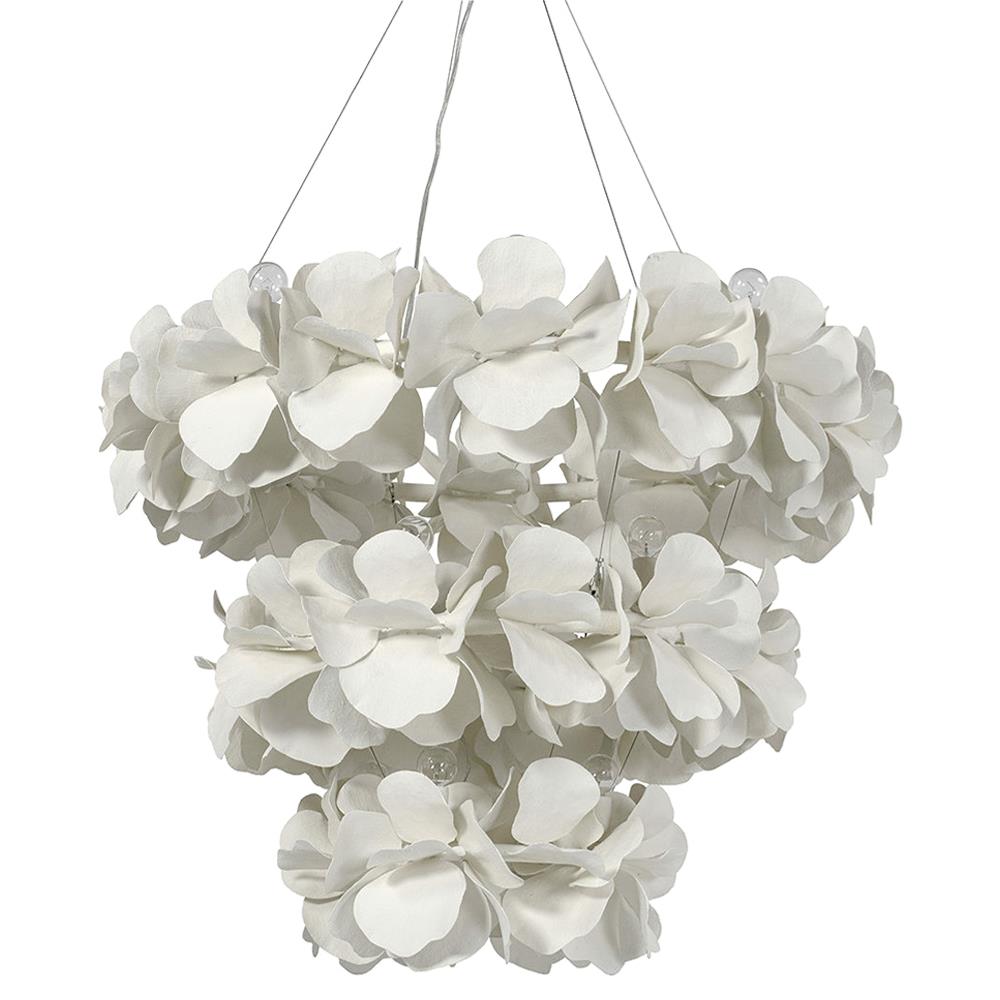 Palecek Virginia Floral 3 Tier Chandelier