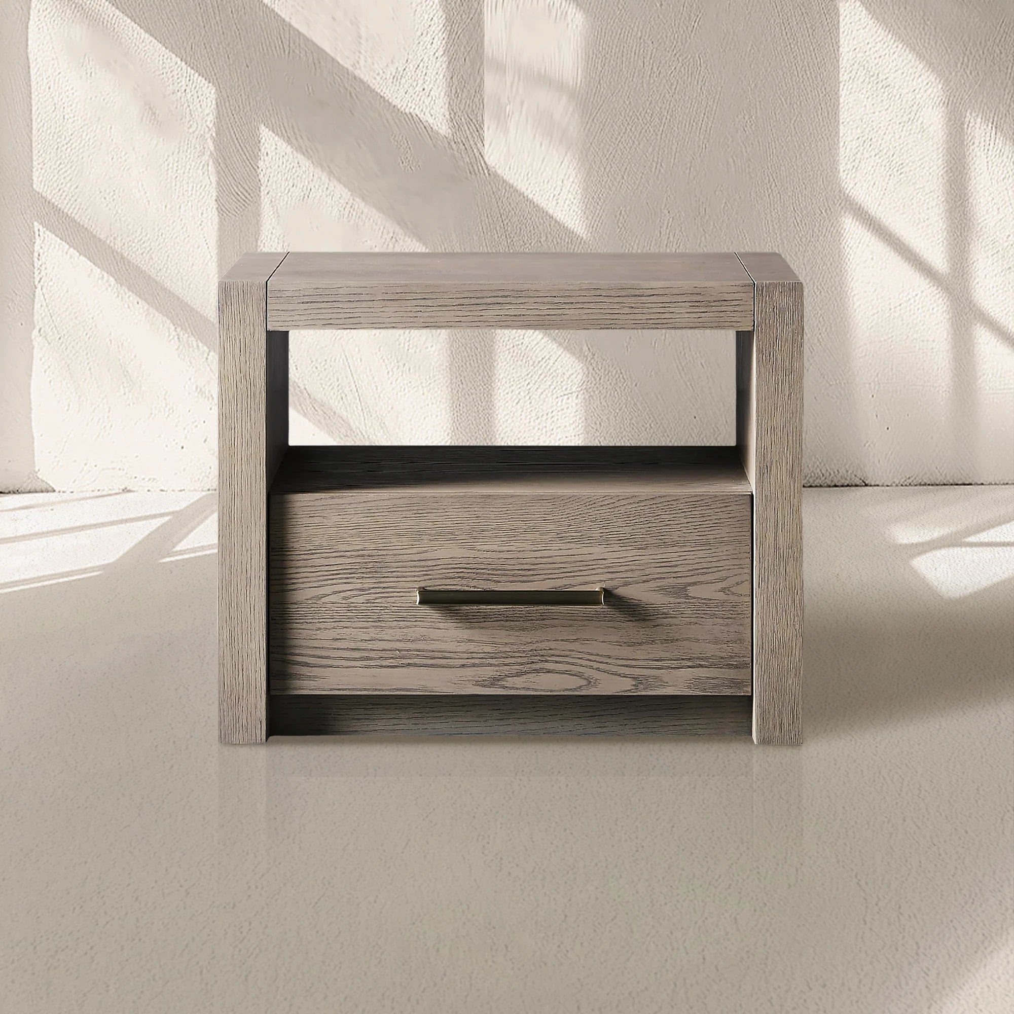 Bood Open Nightstand in Salvaged Grey