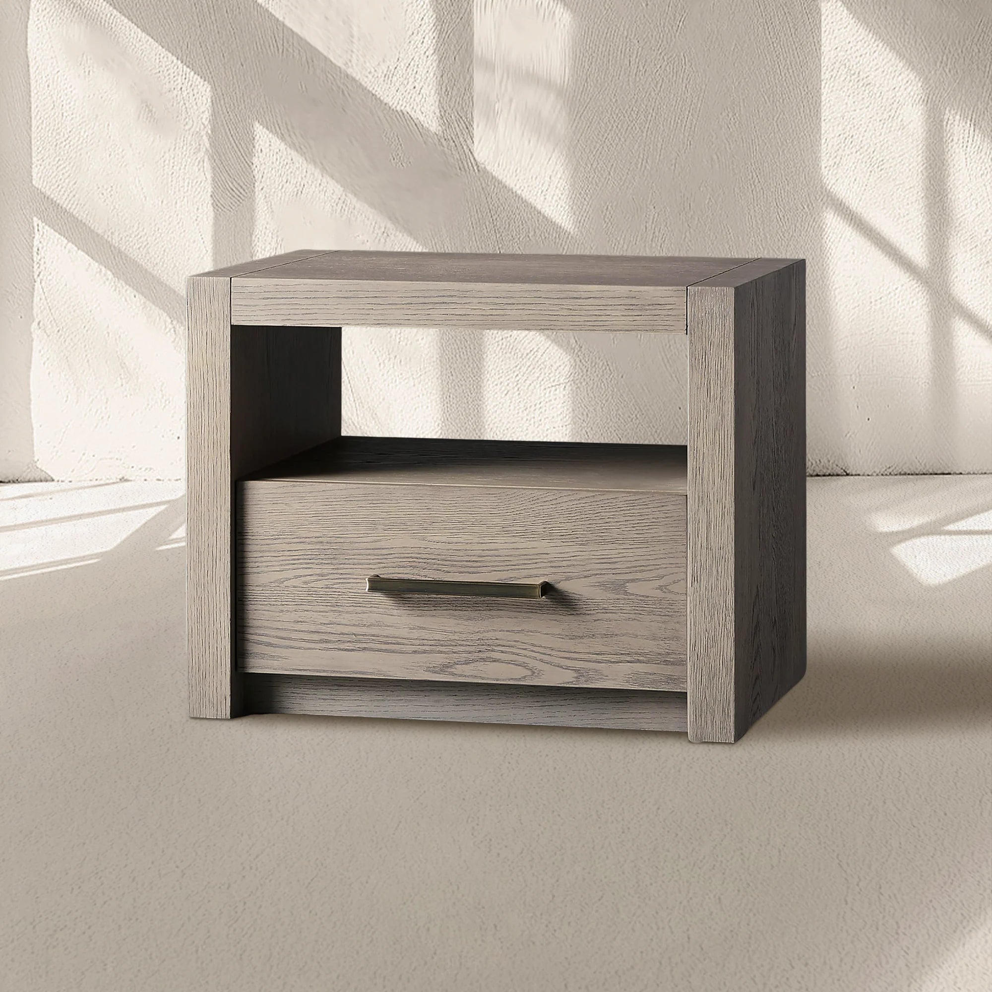 Bood Open Nightstand in Salvaged Grey