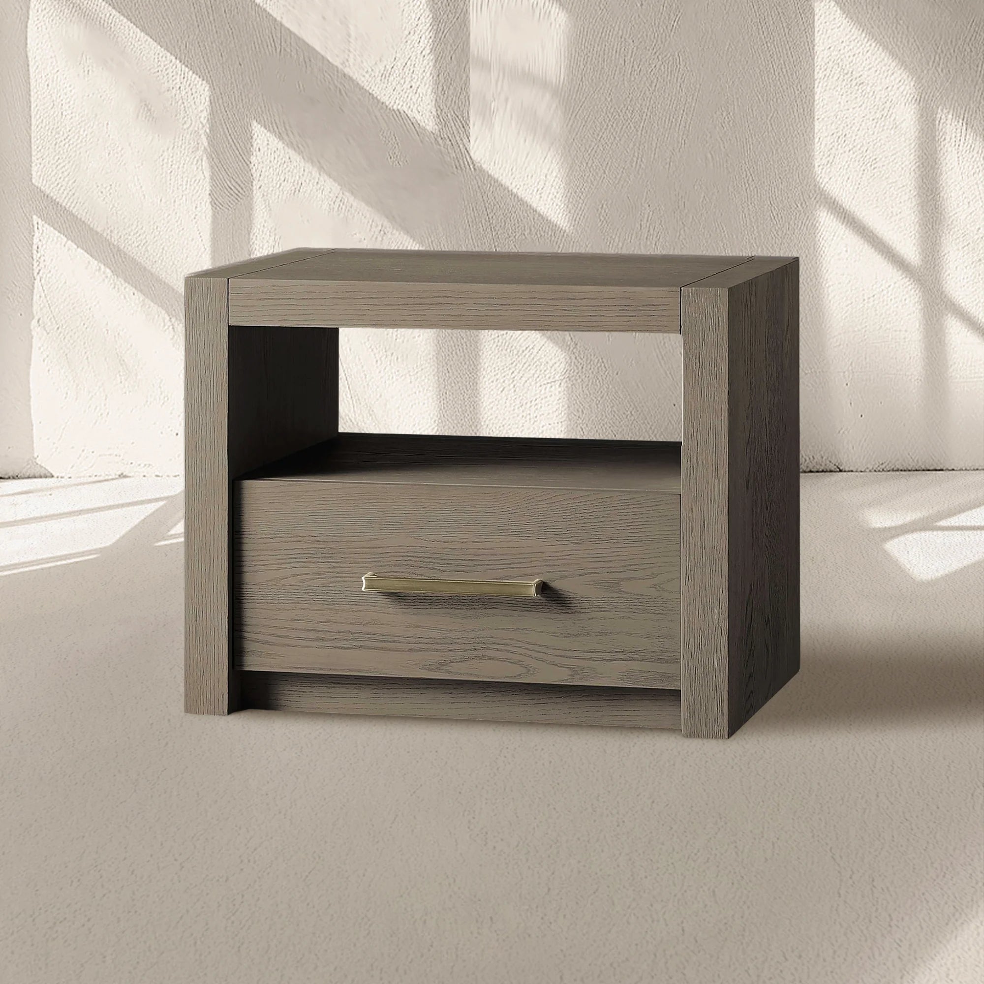 Bood Open Nightstand in Salvaged Grey