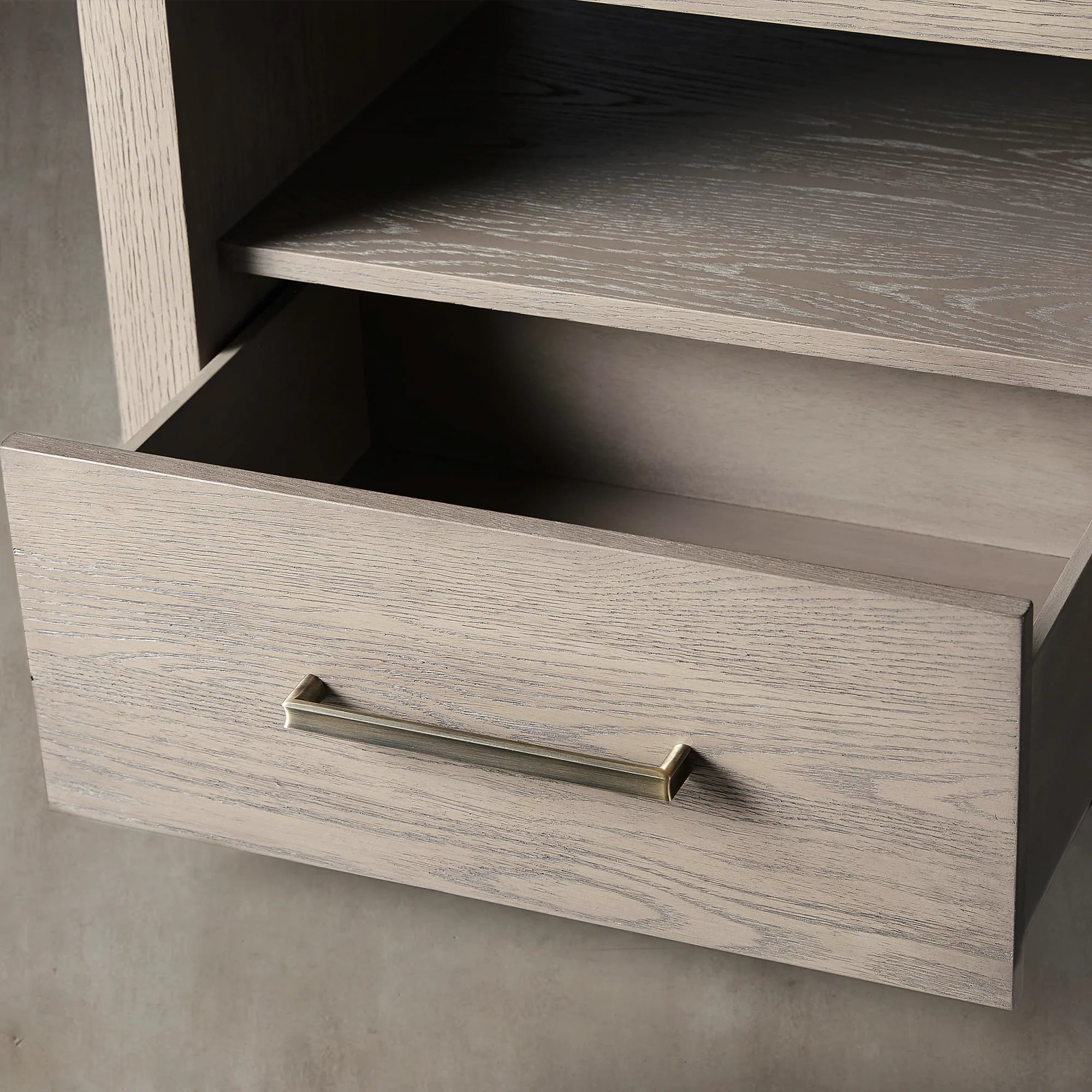 Bood Open Nightstand in Salvaged Grey