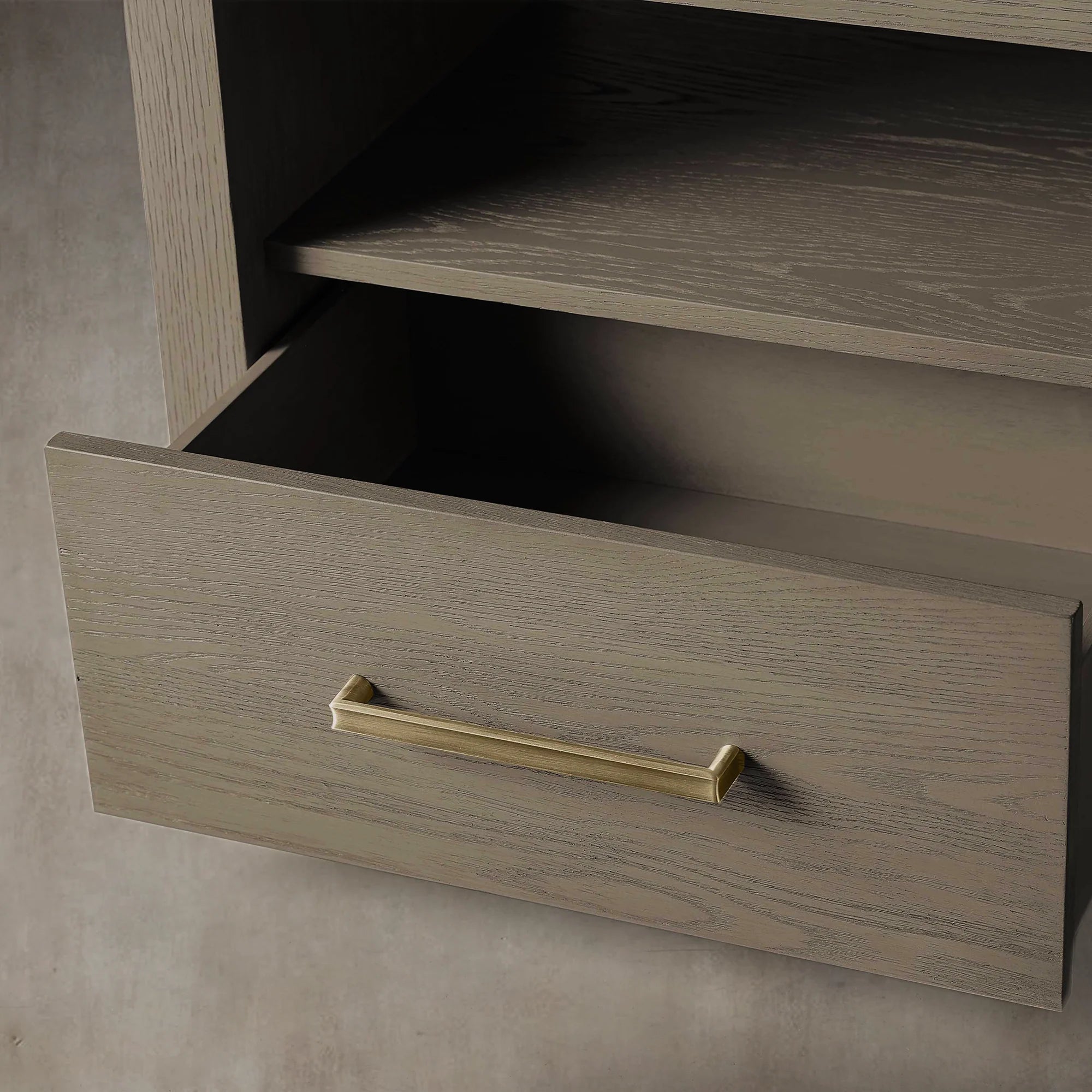 Bood Open Nightstand in Salvaged Grey