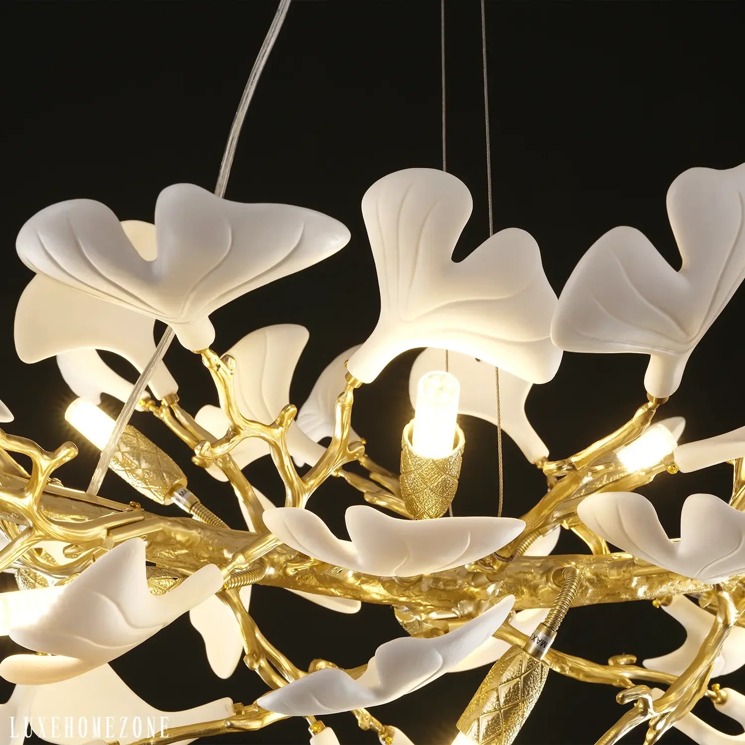 Ginkgo Rectangle Chandelier 55"